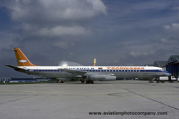 Venezuela Trans Cargo Douglas DC-8-63CF YV-130C (1978)