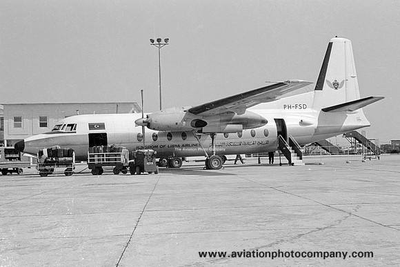 Kingdom of Libya Airlines Fokker F-27-200 PH-FSD