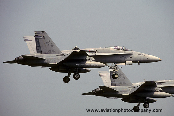 US Navy VFA-195 McDonnell Douglas F/A-18C Hornet 164970/NF-401 (2002)