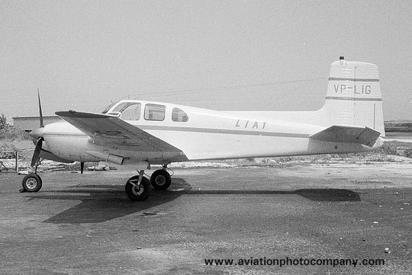 Leeward Islands Air Transport Beech D50B Twin Bonanza VP-LIG