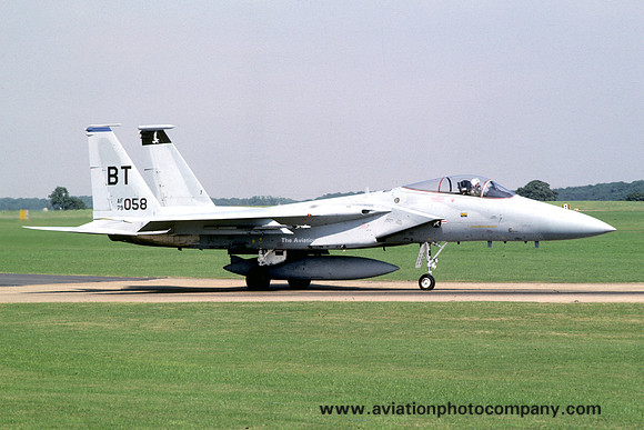 USAF 36 TFW 525 TFS McDonnell Douglas F-15C Eagle 79-0058/BT (1981)
