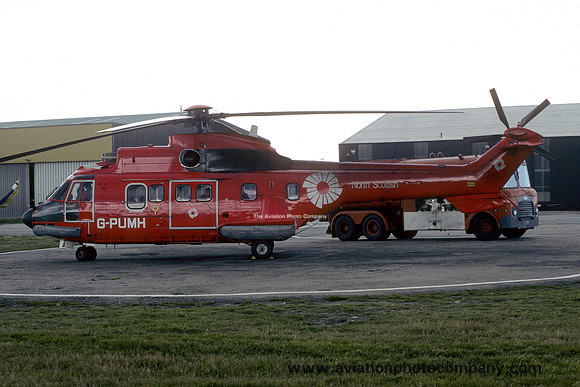 Bond Helicopters North Scottish Aerospatiale AS.332L Super Puma G-PUMH (1984)