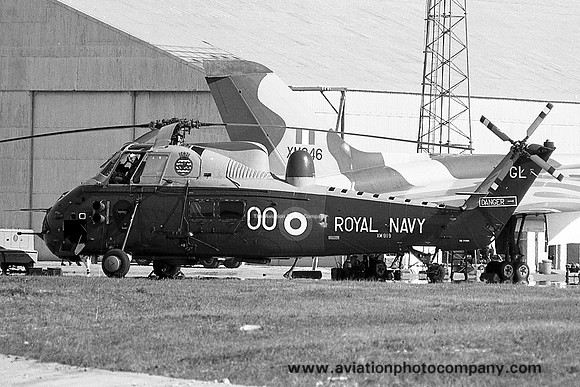 Royal Navy 829 Squadron Westland Wessex HAS.3 XM919/GL400 at RAF Luqa (1972)