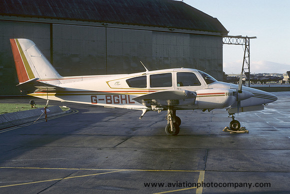 Grumman GA-7 Cougar G-BGHL at RAF Lossiemouth (1985)