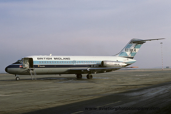 British Midland Airways Douglas DC-9-15 G-BFIH (1979)