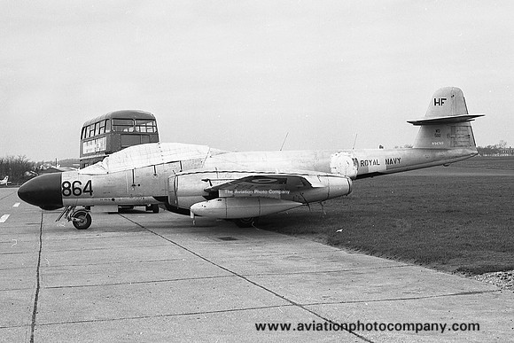 Ex Royal Navy Gloster Meteor TT.20 WD592/N94749 (1975)