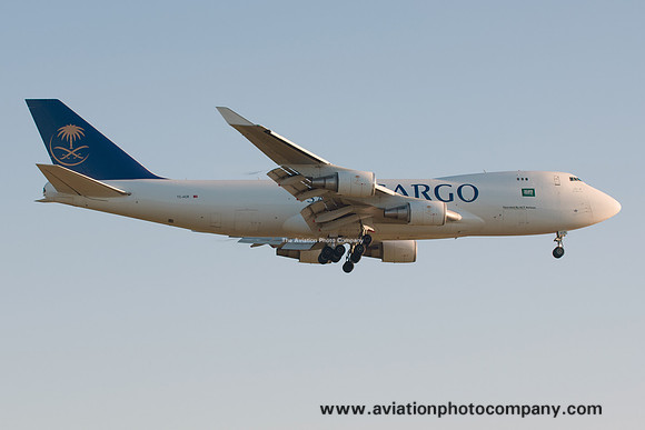 Saudia Cargo Boeing 747-400F TC-ACR at Frankfurt IAP (2016)