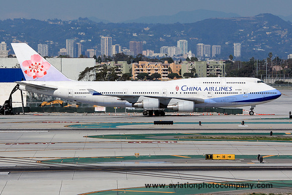 China Airlines Boeing 747-400 B-18215 at Los Angeles IAP (2013)