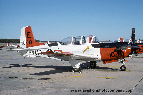 US Navy TAW-5 Beech T-34C Turbo Mentor 161048/E (1984)