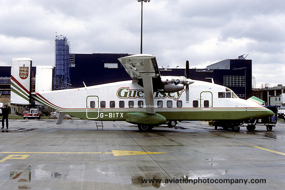 Guernsey Airlines Short SD-330 G-BITX (1986)