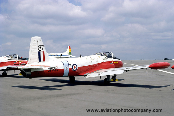 RAF Poachers Hunting Jet Provost T.4 XP583 (1969)