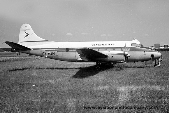 Cimber Air De Havilland Heron 2 OY-BAM (1967)