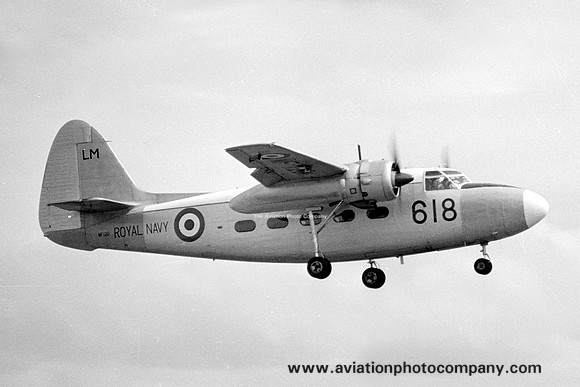 Royal Navy 750 Squadron Hunting Sea Prince T.1 WF120/LM618 (1967)