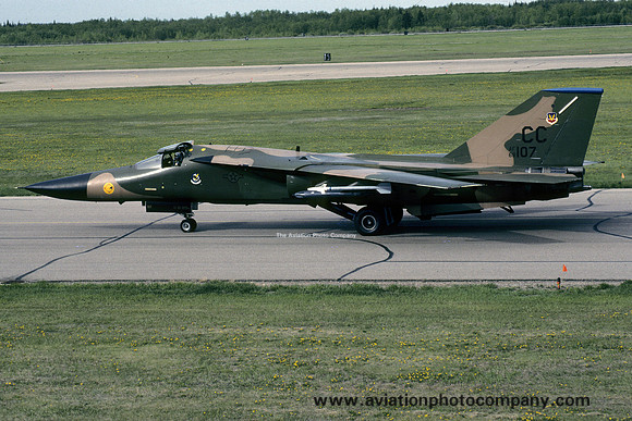 USAF 27 FW 523 FS General Dynamics F-111D Aardvark 68-0107/CC (1992)