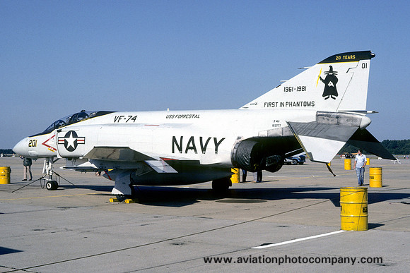 US Navy VF-74 McDonnell F-4J Phantom 153777/AA201 (1981)