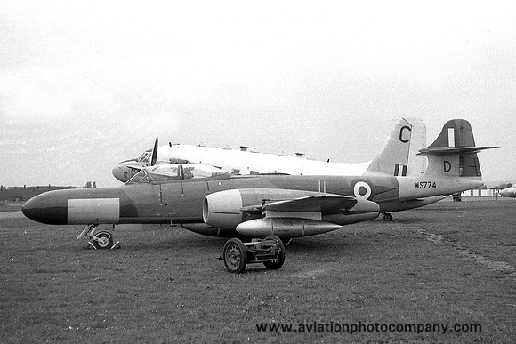 RAF 2 ANS Gloster Meteor NF.14 WS774/D (1960)