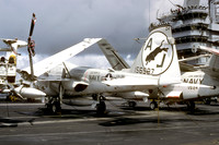 US Navy VA-35 Grumman A-6E Intruder 156997/AJ-504 on board USS Nimitz (1978)