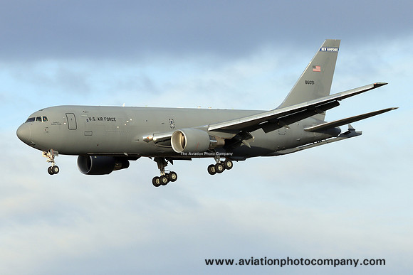 USAF New Hampshire ANG 133 ARS Boeing KC-46A Pegasus 18-46051 at Prestwick (2023)