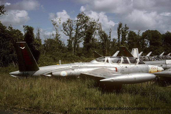 French Air Force Fouga CM.170 Magister 404 at Rochefort (2002)