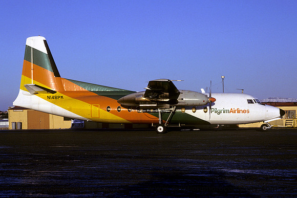 Pilgrim Airlines Fokker F-27 N146PM (1981)