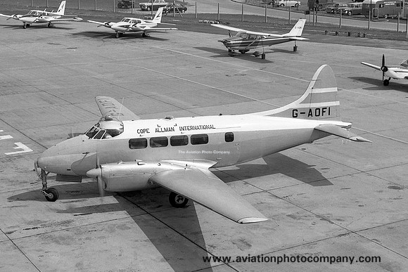 Cope Allman International De Havilland Dove 6 G-AOFI (1966)