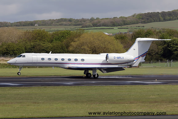 Saxonair Charter Ltd Gulfstream G550 G-MRLX at Prestwick (2015)