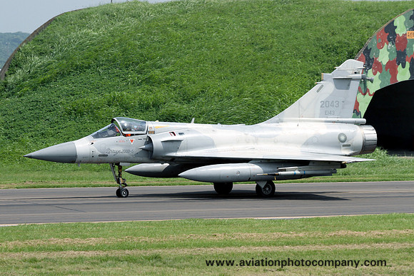 Taiwanese Air Force 2 TFS Dassault Mirage 2000Ei 2043 at Hsinchu AB (2013)
