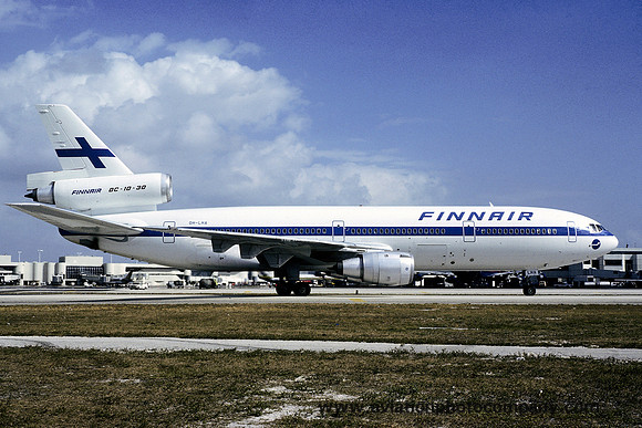 Finnair Douglas DC-10-30 OH-LHA (1988)