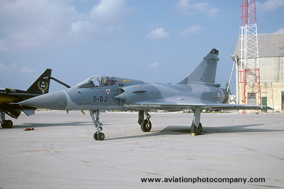 French Air Force EC2/5 Dassault Mirage 2000C 9/5-OJ at Malta Luqa IAP (2003)