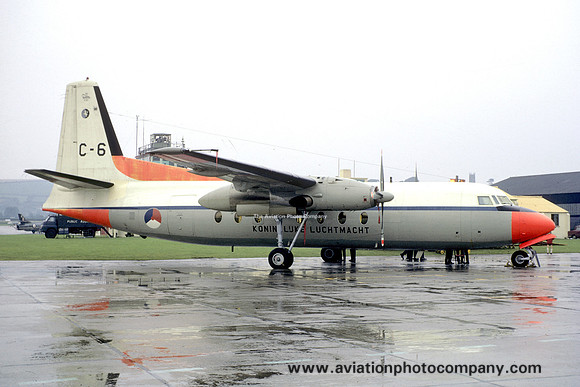 Dutch Air Force 334 Squadron Fokker F-27M C-6 (1970)