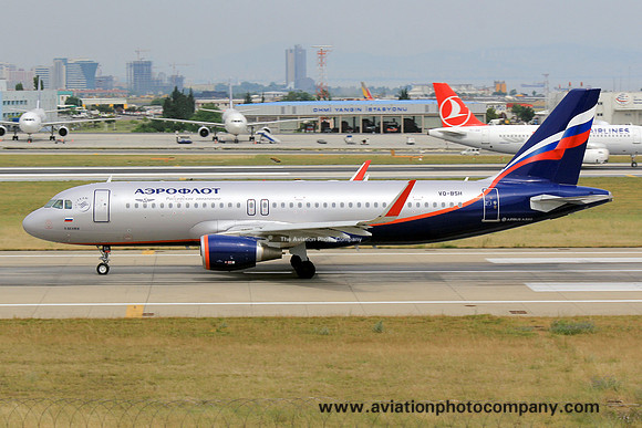 Aeroflot Airbus A320-200 VQ-BSH at Istanbul IAP (2014)