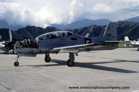 Venezuelan AF Embraer EMB-312A Tucano 9153 (1990)