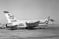 US Navy Dallas Chance F-8A Crusader 143780/7D-51