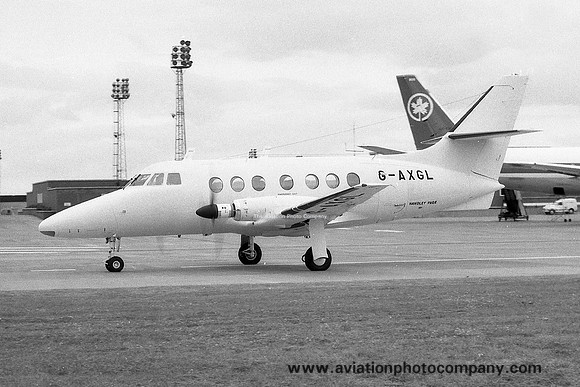 Handley Page Jetstream I G-AXGL at Prestwick (1969)