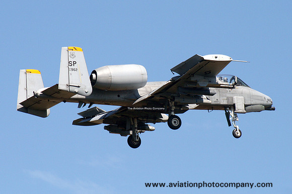 USAF 52 FW 81 FS Fairchild A-10C Thunderbolt 81-0862/SP (2012)
