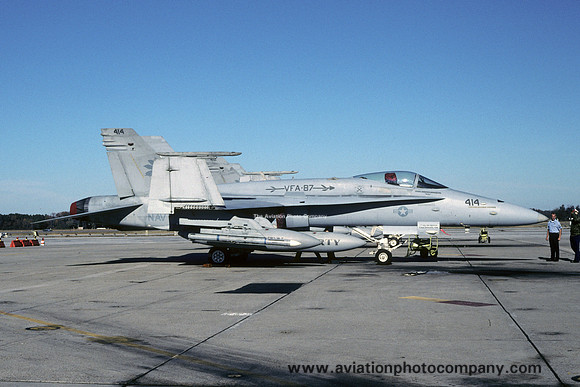 US Navy VFA-87 McDonnell Douglas F/A-18C Hornet 164631/AJ-414 (2002)
