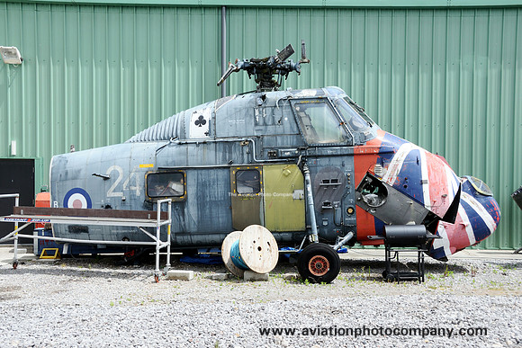 Royal Navy Westland Wessex HU.5 XS486 at the Helicopter Museum Weston-super-Mare (2012)