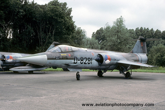 Dutch Air Force Lockheed F-104G Starfighter D-8281 (1987)