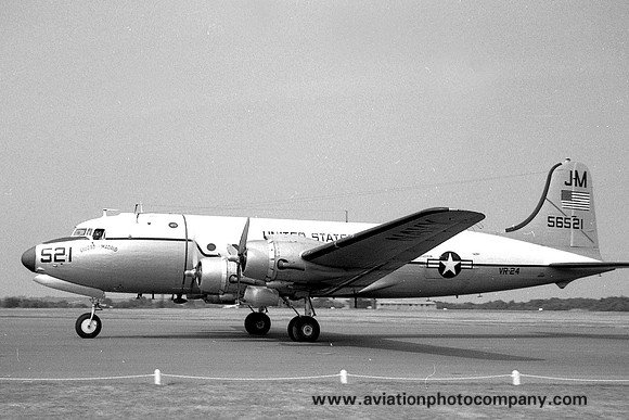 US Navy VR-24 Douglas R5D-3 Skymaster 56521/JM (1959)