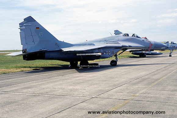 German Air Force JG73 Mikoyan MiG-29G 29+18 (2003)