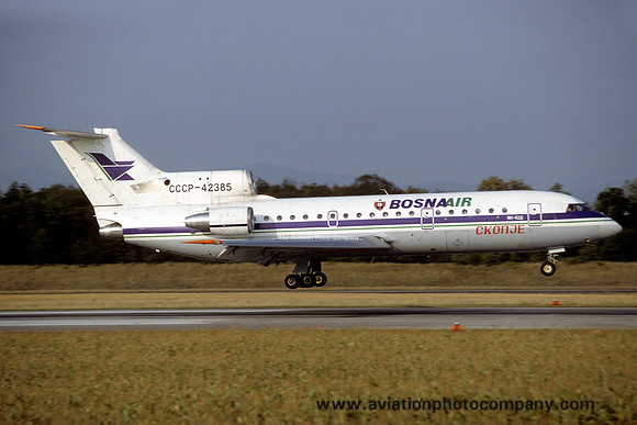 Bosna Air Yakolev Yak-42 CCP-42385 (1992)