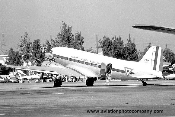 Mexican Air Force Douglas C-47 TTD6021 (1972)