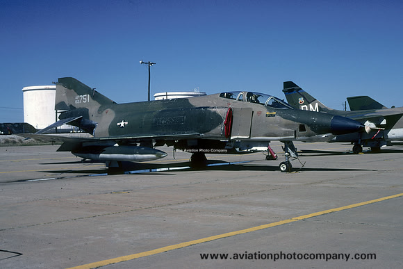 USAF Sheppard TTC McDonnell RF-4C Phantom 63-7751 (1977)
