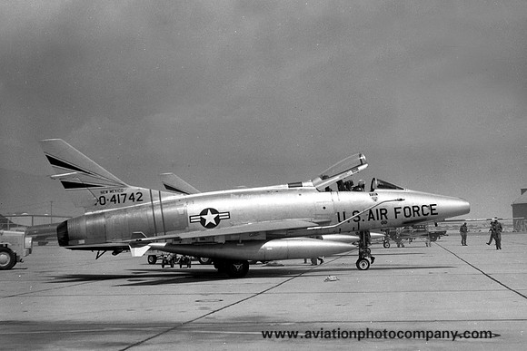 USAF New Mexico ANG 188 TFS North American F-100C Super Sabre 54-1742