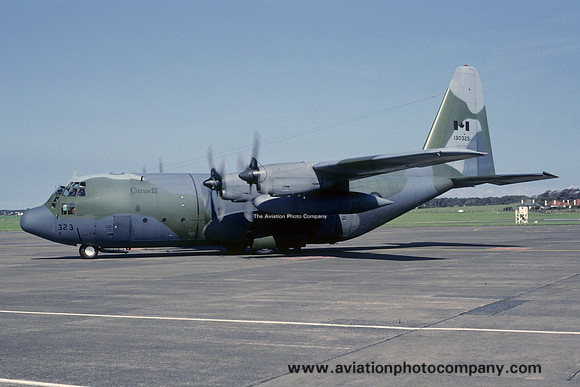 Canadian Armed Force Lockheed CC-130E Hercules 130323 at Prestwick (1987)