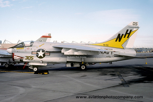 US Navy VA-192 LTV A-7E Corsair 157519/NH-305 (1980)