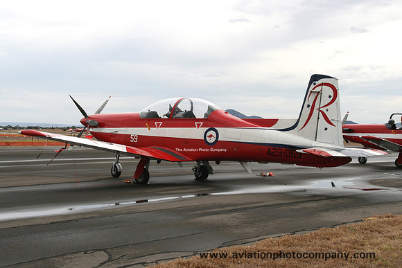 RAAF Roulettes Pilatus PC-9 A23-059  at Avalon (2009)