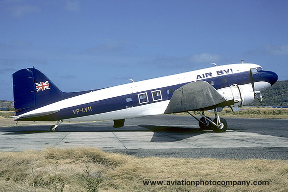 Air BVI Douglas DC-3A VP-LVH (1979)
