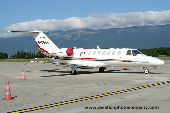 BHS Corrugated Maschinen und Anlagembau Cessna 525B CitationJet CJ3 D-CELE at Geneva (2008)