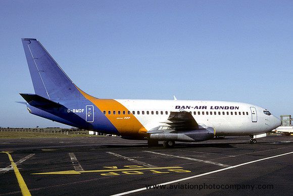 Dan Air London Boeing 737-200 G-BMDF (1984)